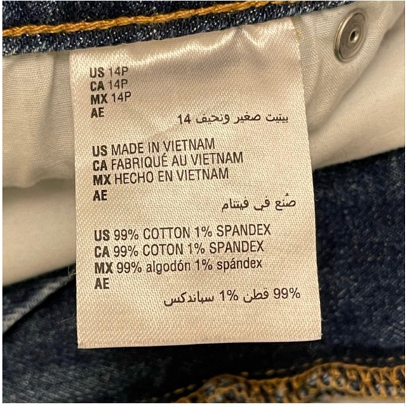 INC Blue Denim Stretch Midi Skirt 14P Boho Western Dark Wash Slit Jean - Picture 9 of 11